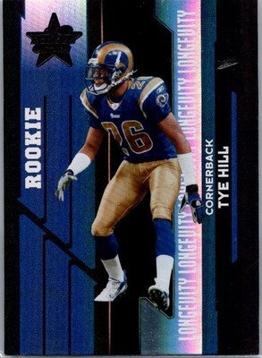 2006 -Tye Hill- /10 Leaf Rookies and Stars Rookie Football Card #235 Rams