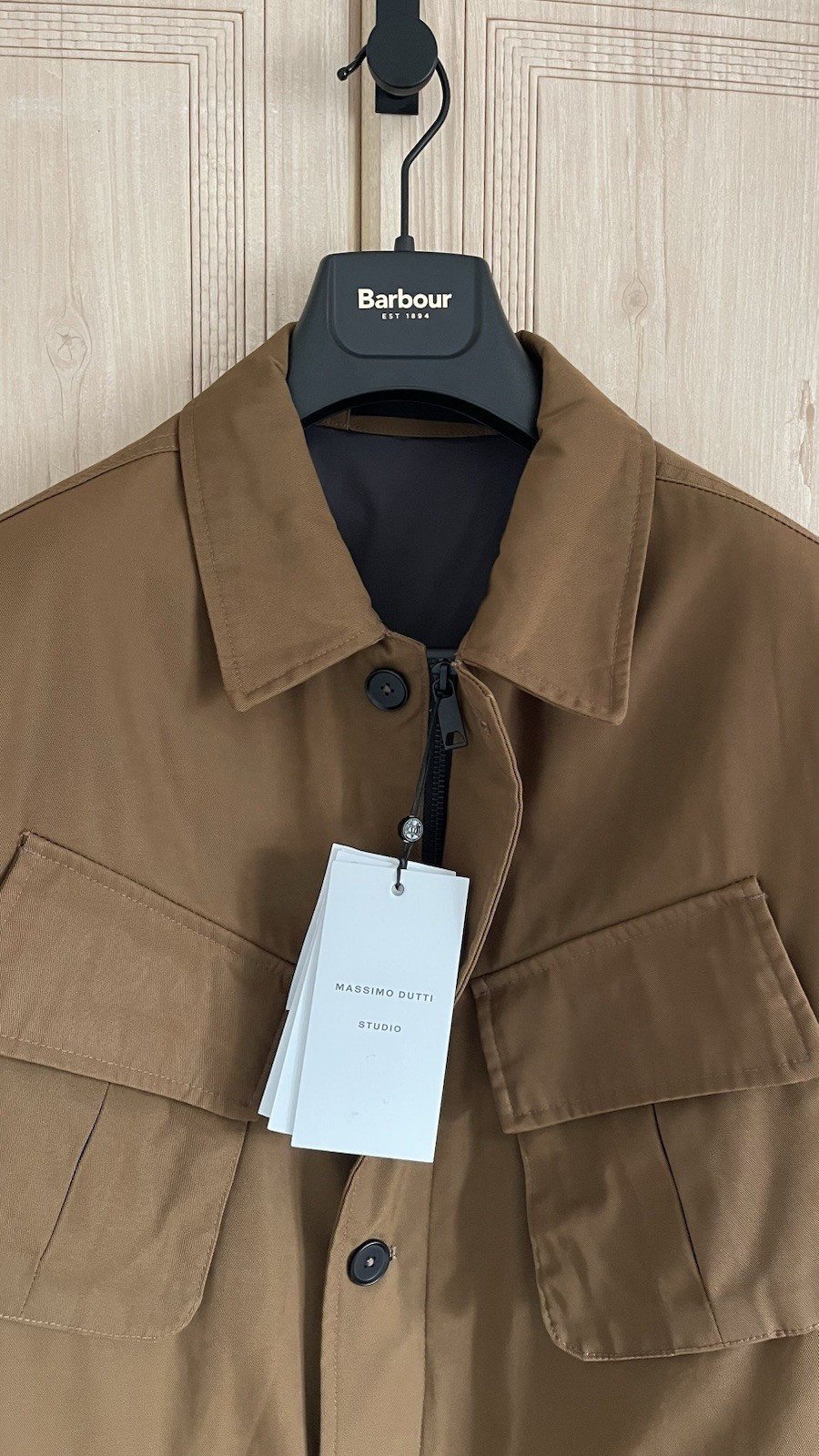 Massimo Dutti Studio Brown Captain Jacket – Size L – Brand New RRP 249 Timeless image 3