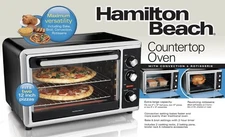 Hamilton Beach Countertop Oven With Convection & Rotisserie Model 31100