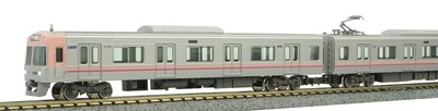 Greenmax Spur N Keio 1000 Serie 5. Zug, lachsrosa, 5-Wagen-Set, motorisiert, 
