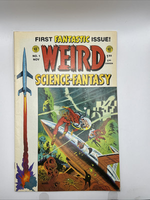 WEIRD SCIENCE-FANTASY #1 Gemstone Wally Wood (2000) EC Reprint Blu17d