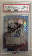 2025 · Bowman Chrome · Chrome Auto — 1st status unconfirmed · Blue · /150