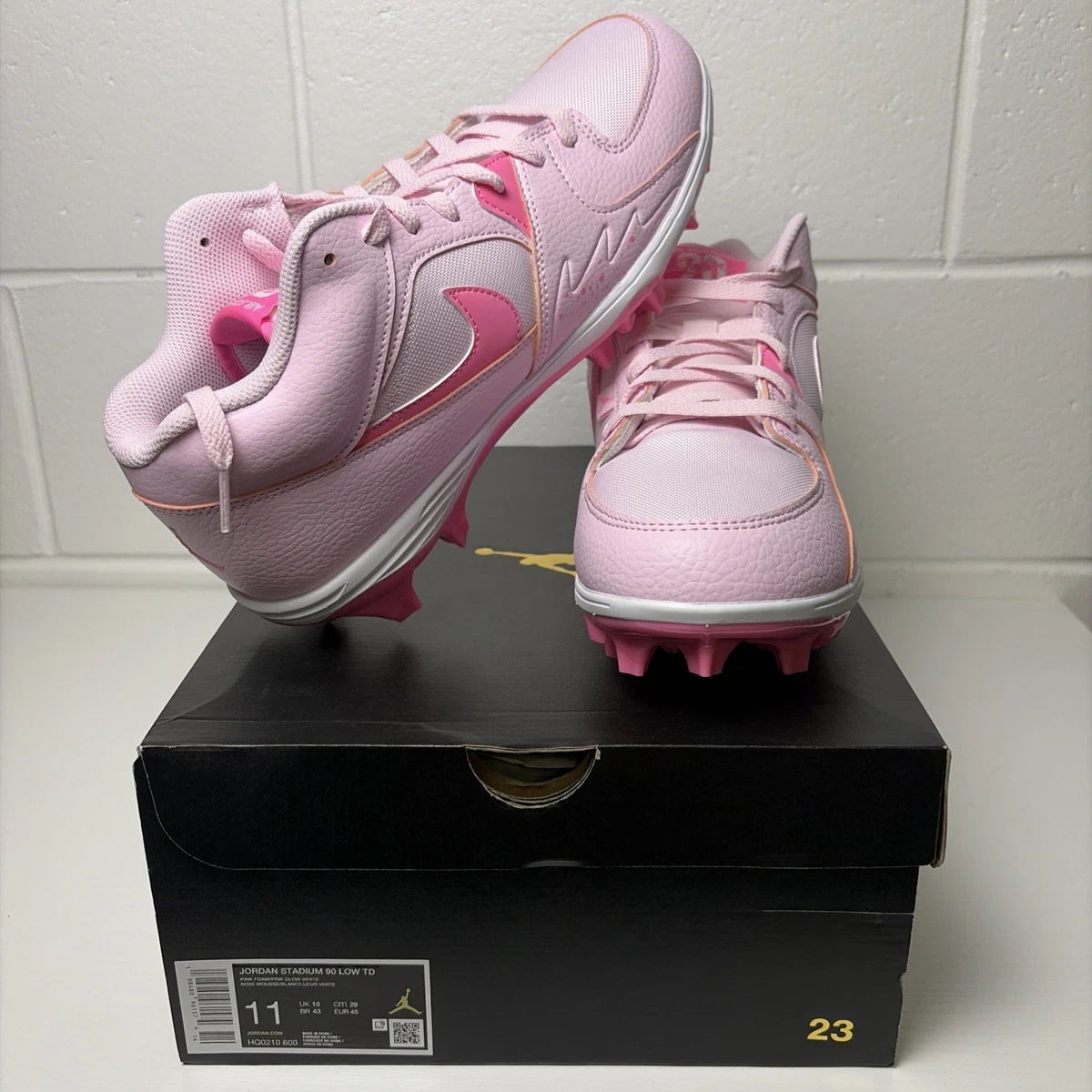 Jordan Stadium 90 Cleat Pink Foam for Sale | Authenticity