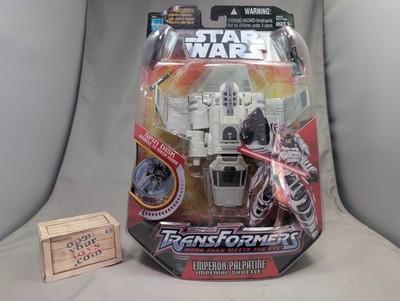 New Star Wars Transformers Crossover Emperor Palpatine Imperial Shuttle Figure