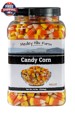 Candy Corn by  2.5 Lbs. in Reusable Container - Old Fashioned Candy Corn Classic