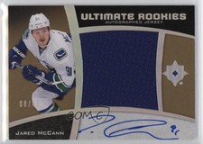 2015 Ultimate Collection Spectrum Silver Jersey 8/49 Jared McCann #112 Auto 0r4