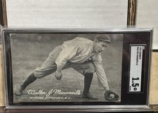 1921 Exhibits Walter Maranville Pittsburgh Pirates HOF - SGC 1.5 - Vintage Vtg