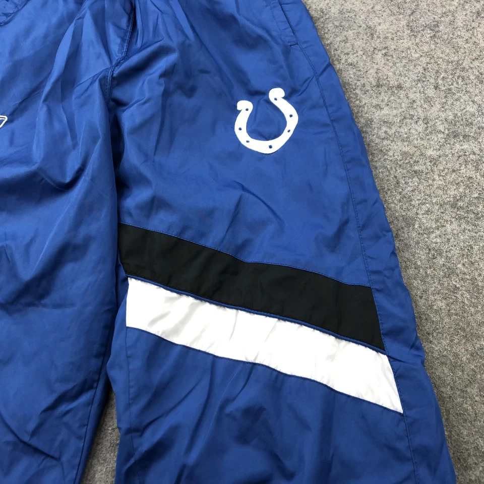 Pantalones Indianapolis Colts Niños Grandes NFL Fútbol Reebok Lateral Calentamiento Juvenil Foto 4 de 4