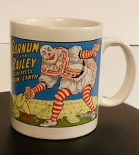 Barnum And Bailey Greatest Show On Earth Ceramic Mug 1983 Ringling Bros. Japan