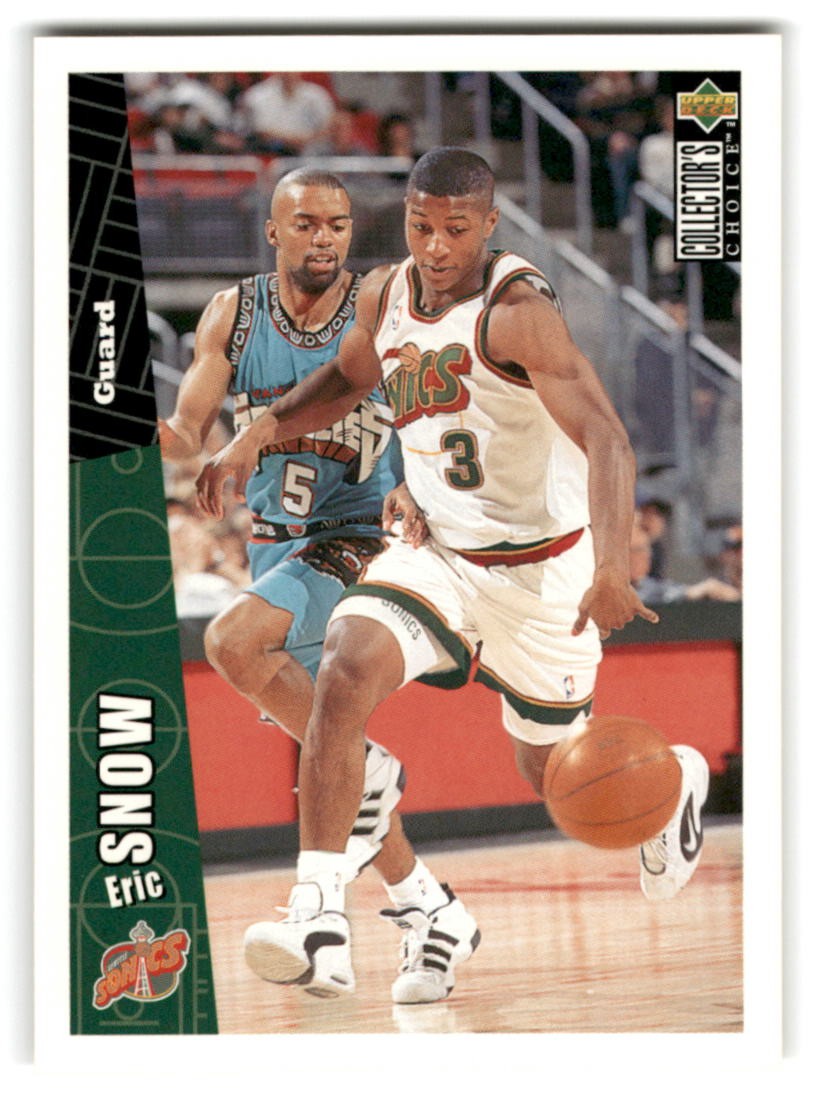 1996-97 Collector's Choice #337 Eric Snow | Seattle SuperSonics
