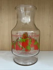 Vintage 1980s Strawberry Shortcake Glass Juice Carafe Pitcher – Anchor Hocking