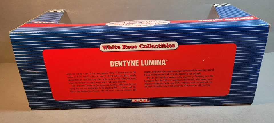 Coche de carreras Ertl Bank rosa blanca coleccionables Joe Nemechek #87 Dentyne Lumina nuevo en caja Foto 3 de 4