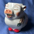 Shawnee "Smiling Pig" Creamer Pink And Gold Trim Pitcher