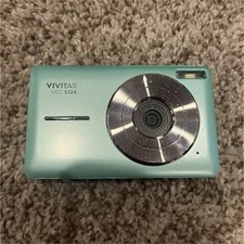 Vivitar ViviCam VEC S124 Compact Digital Camera USB Built-in Flash Green AAA