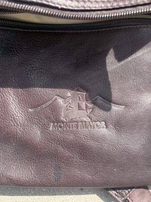#ad Piel Leather Monte Mayor Colombian Leather Duffel Weekender Bag $85.00