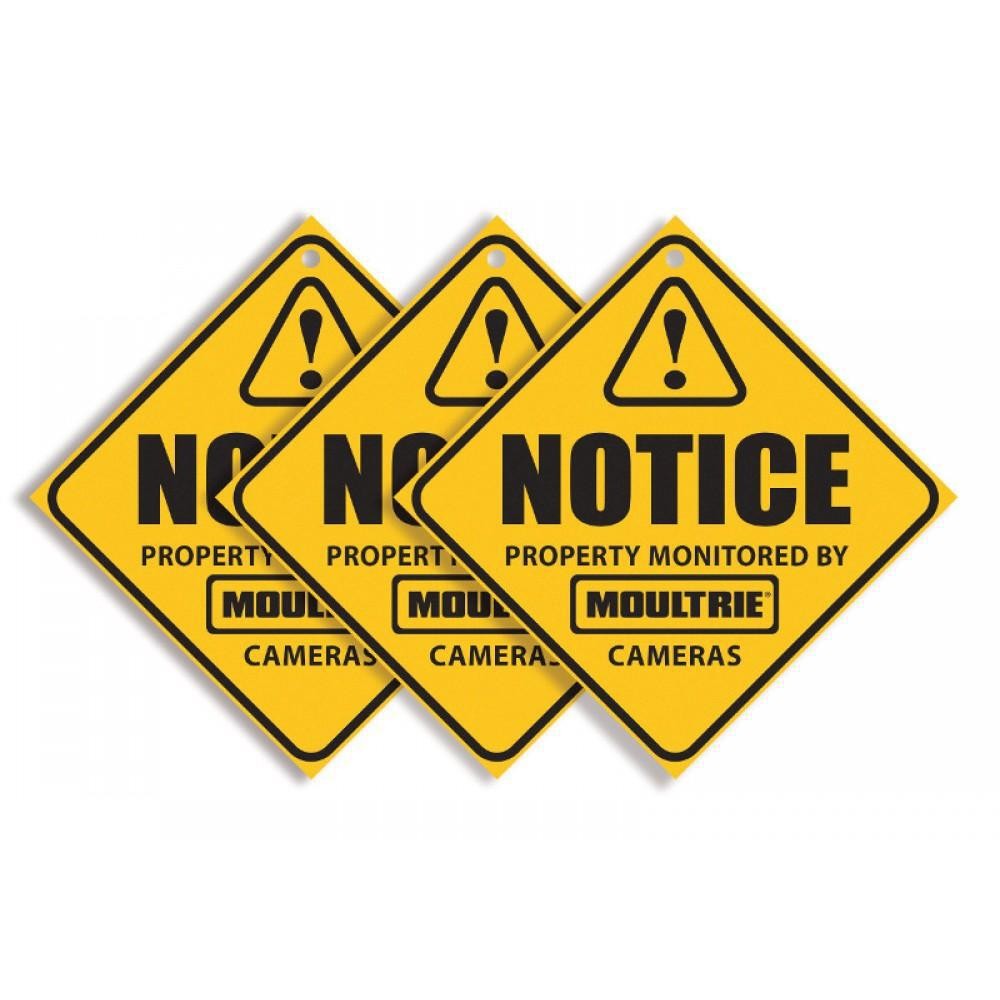 Moultrie Trail Camera Surveillance Signs Durable Outdoor Pro