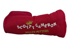 Scotty Cameron Milled Putters NOS Red Headcover Nylon Made in America