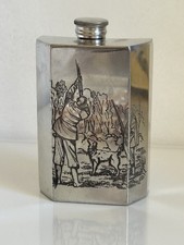 Vintage Pinder Bros. Ltd Sheffield England. Liquor Flask since 1877 zinn