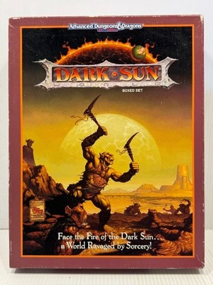 Dark Suns Dungeons & Dragons Box Set TSR Advanced 2nd Edition Complete
