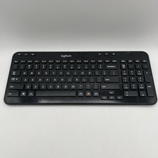 Logitech K360 Wireless Keyboard Y-R0017 Black w/ USB Unifying Dongle Tested