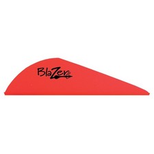 Bohning Blazer Vane Pack of 36 , Neon Red , 2"