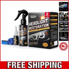Toretark Headlight Restoration Kit - No-Sanding, Restore Yellowed, Foggy Headlig