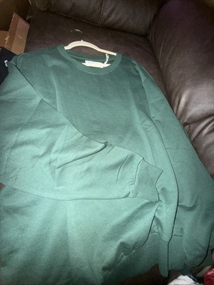 Kangol Sweater Men's Crewneck Sweatshirt Pullover Long Sleeve Green Medium Crew