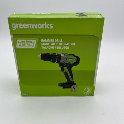 Greenworks 24V Brushless 1/2 in Cordless Hammer Drill Tool Only No Battery