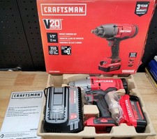 CRAFTSMAN V20 RP 1/2 inch Cordless Impact Wrench Kit, Brushless, (CMCF900M1) NEW