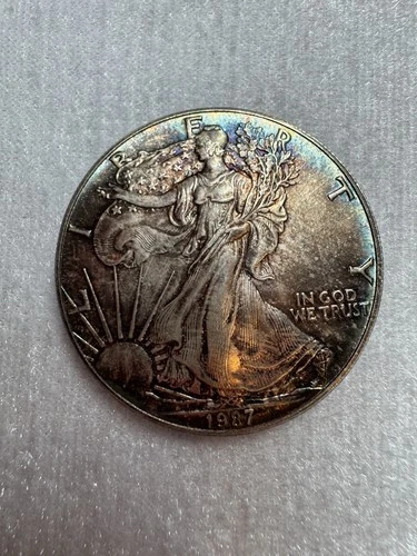 U.S. Mint American Eagle 1987 1 oz Silver Coin .999 Fine Uncertified Bullion