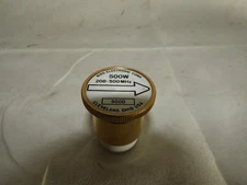Bird 500D 500W 200-500MHz Wattmeter Element + 2 Blank Slugs Cleveland USA