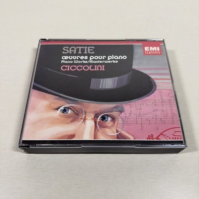 Erik Satie: Œuvres pour Piano - Aldo Ciccolini 2-CD Set EMI Classics CDZ 7 67283