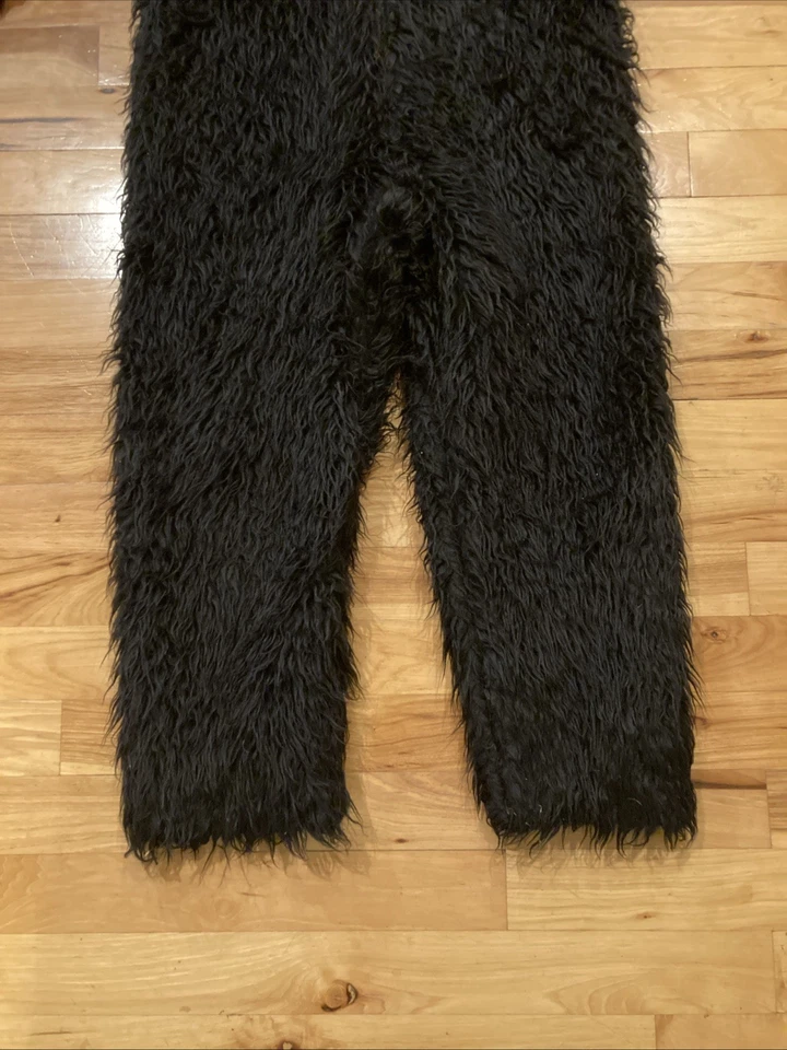 Gorilla черная обезьяна костюм Хэллоуин мальчиков молодежи XL искусственного меха комбинезон капюшон цель - Изображение 4 из 4