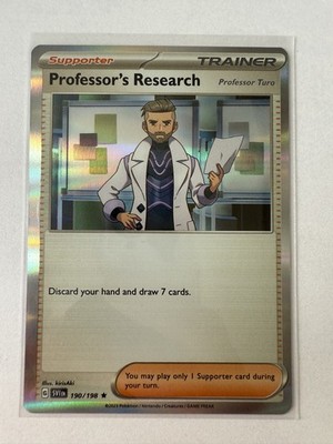 Pokemon - 190/198 - Professor's Research - Scarlet & Violet Base - SV1EN - Holo