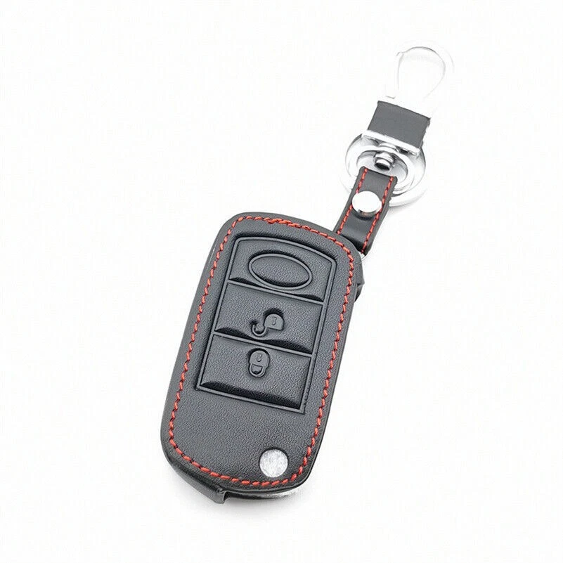 Leather Car Remote Key Fob Case Shell Cover For Land Rover LR3 Range Rover Sport - Image 4 of 4