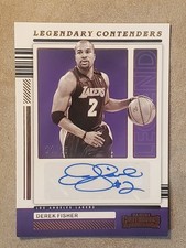 2021-22 Panini Contenders Legendary Bronze /25 Derek Fisher #LC-DFS Auto