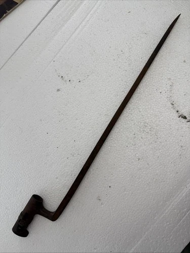 Civil War Socket Bayonet 19” Antique US Military Bayonet Weapon