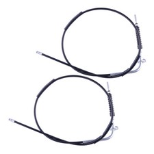 2pcs Front Brake Cable Fit for Suzuki Quad Sport 80 LT80 1987-06 Black