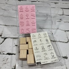 Stampin Up A Little Love Mini Stamp Box Set 12 Asstd New Unmounted Retired 2004