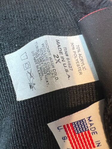 MAZMANIA Full Zip Fleece Jacket Plus 2X Hot Air Balloon Made in USA Vintage XXL - Picture 4 of 11