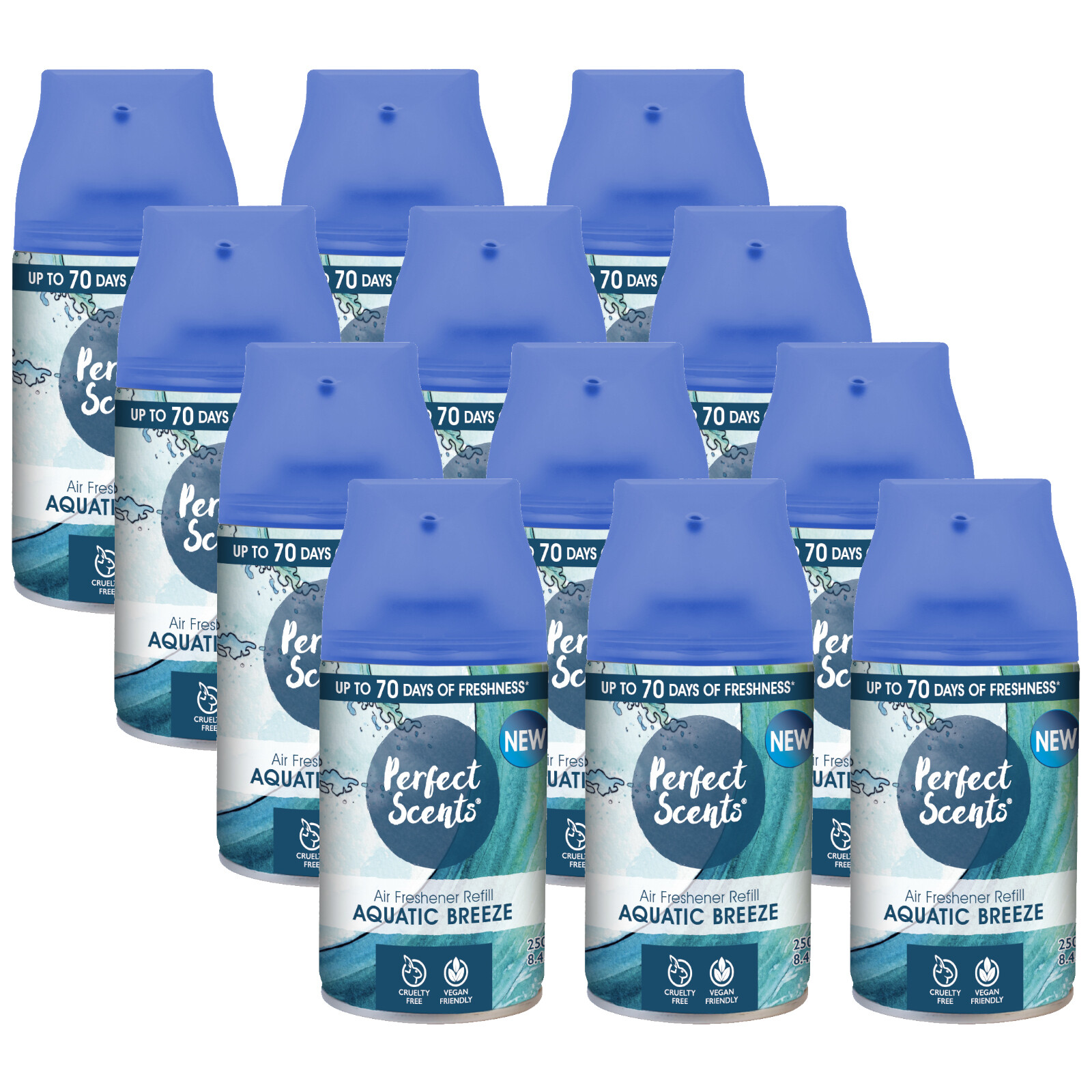 12x Perfect Scents Air Freshener Automatic Spray Refills 250ml eBay