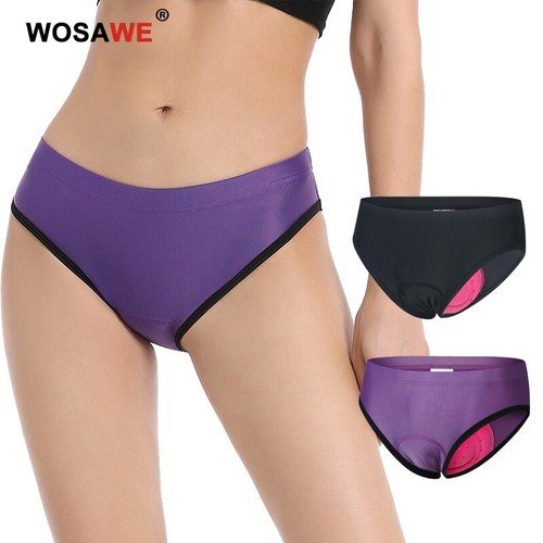 Intimo da ciclismo Donna Pantaloncini Compressione Pantaloni imbottiti in  gel | eBay
