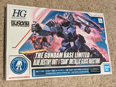NEW Premium Bandai 1/144 Gundam Base Blue Destiny Unit 1 EXAM [Metallic Gloss]