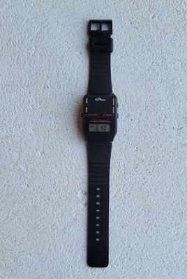 Vintage Tel-time Move Minutely Talking LCD Watch w/Display Pre-owned, Tested.
