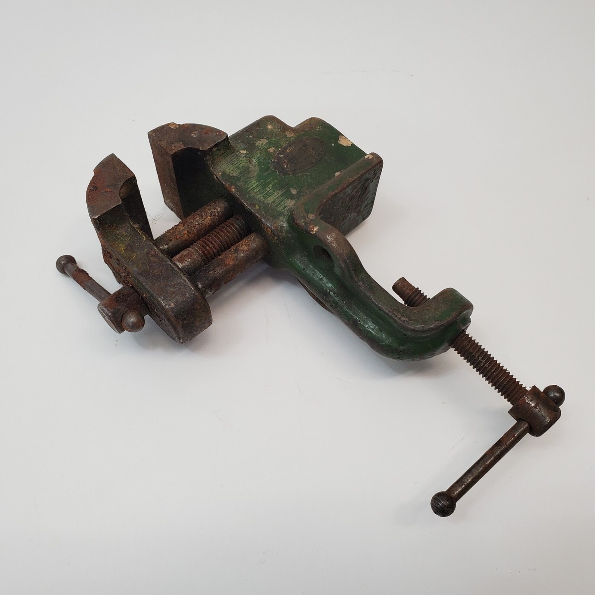 RARE Vintage Walker Turner Bench Vice THE DRIVER LINE Jeweler