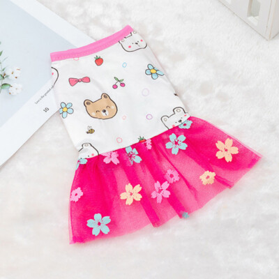 Small Pets Dog Princess Dress Dog Skirt Pet Dress Chihuahua Puppy Cat Clothes  