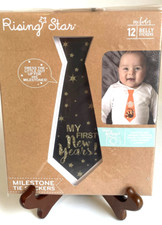 Babies First Year Milestone Tie Strickers 12 For Memory Keeping
