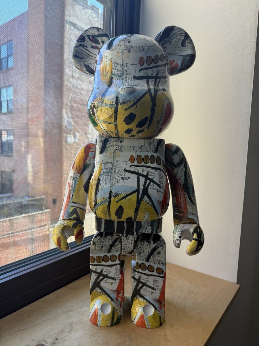 Medicom BE@RBRICK 1000% - JEAN MICHEL BASQUIAT #1 | eBay