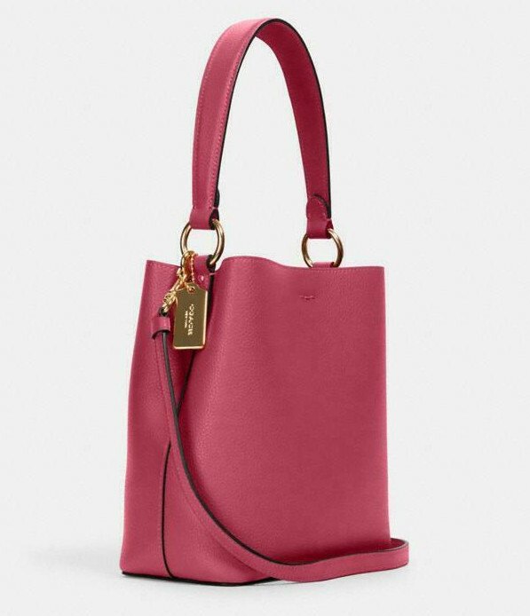 Coach 1011 Small Town Bucket Bag Refined Pebble Leather