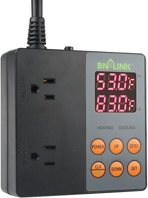 BN-LINK Smart WiFi Digital Temperature Controller Heating Cooling